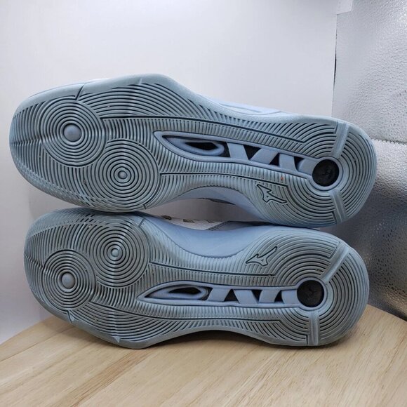 Mizuno Women's Wave Momentum Athletic Volleyball Shoe White Blue Size 10 M - Picture 7 of 8